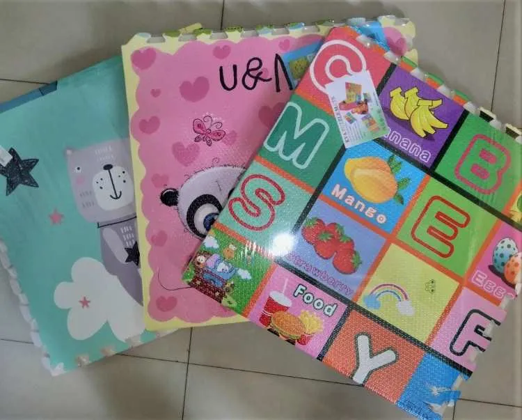 Tatame de Atividades Infantil EVA 4x60x60 Sortido MBL Import — Sortidos