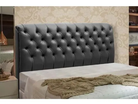 Cabeceira King Paris 195 Corino Preto 2501 SR Cabec