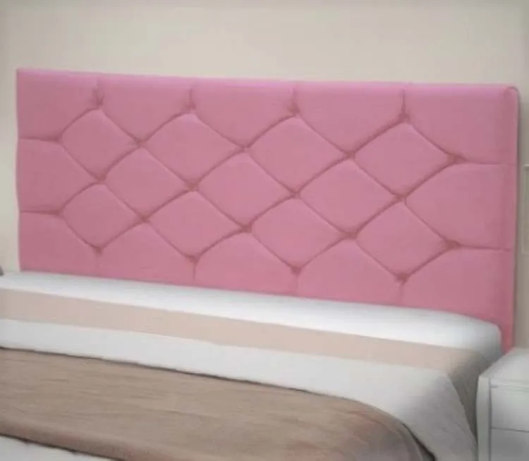 Cabec Solteiro Bony 90 Sr Cabec — Veludo Luxor Rose 2300