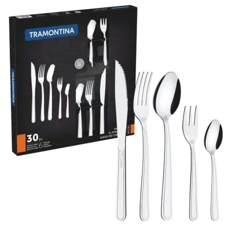 Faqueiro Inox Buzios 20Pcs Tramontina — Faqiueiro Inox 20 Peças