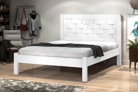 Cama Casal Laila . J&A Moveis