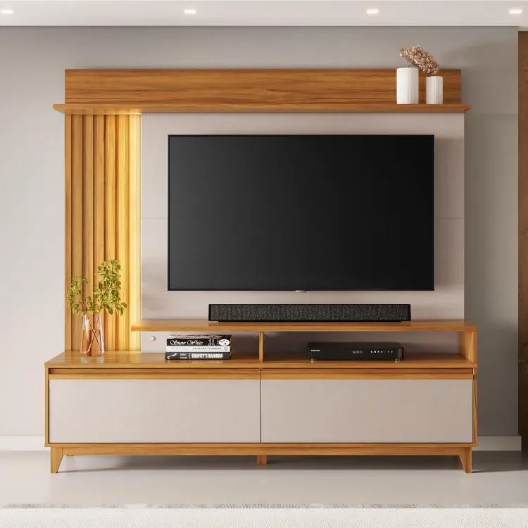 Home NT 1400 2P Freijo Trend.Off White Tx Notavel Moveis — Freijó Trend/Off White