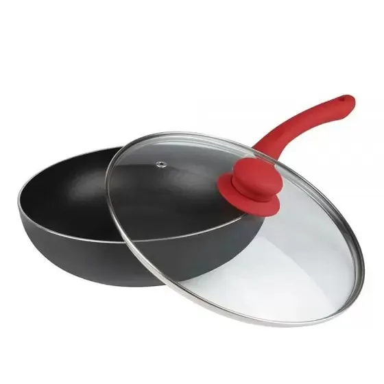 Antiaderente Metalurgica Mor — Panela Wok Aroma 28cm