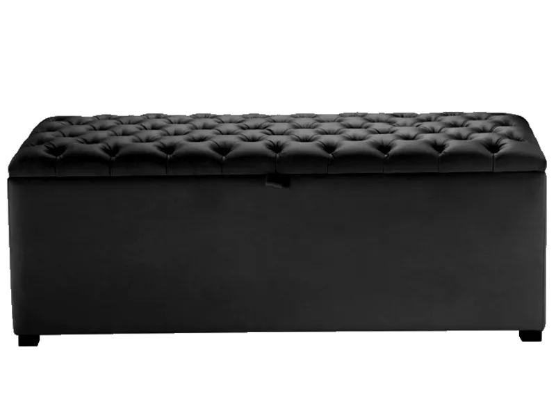 Recamier King Dubai Corino Azul SR Cabec — Recamier King Dubai