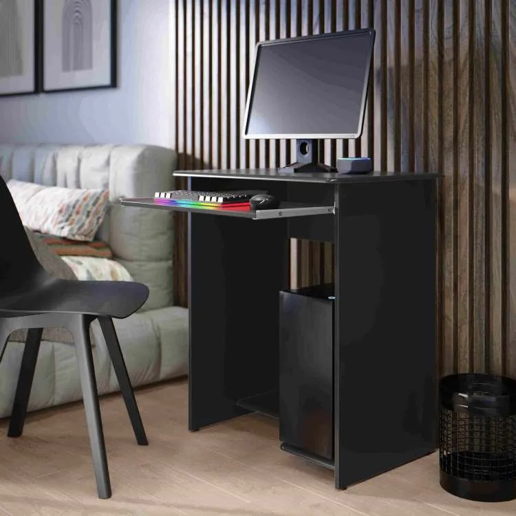 Mesa de Computador Pratica EJ Moveis — Preto