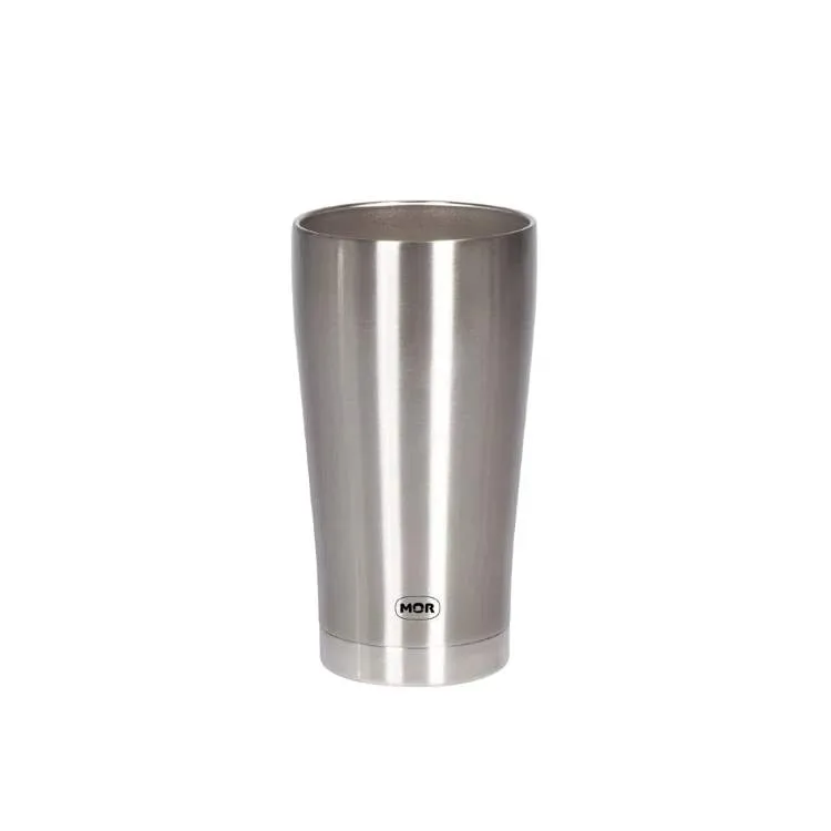 Copo Termico 550ml sem Tampa Preto Metalurgica Mor — Copo Térmico 475ml  s/ Tampa - Inox