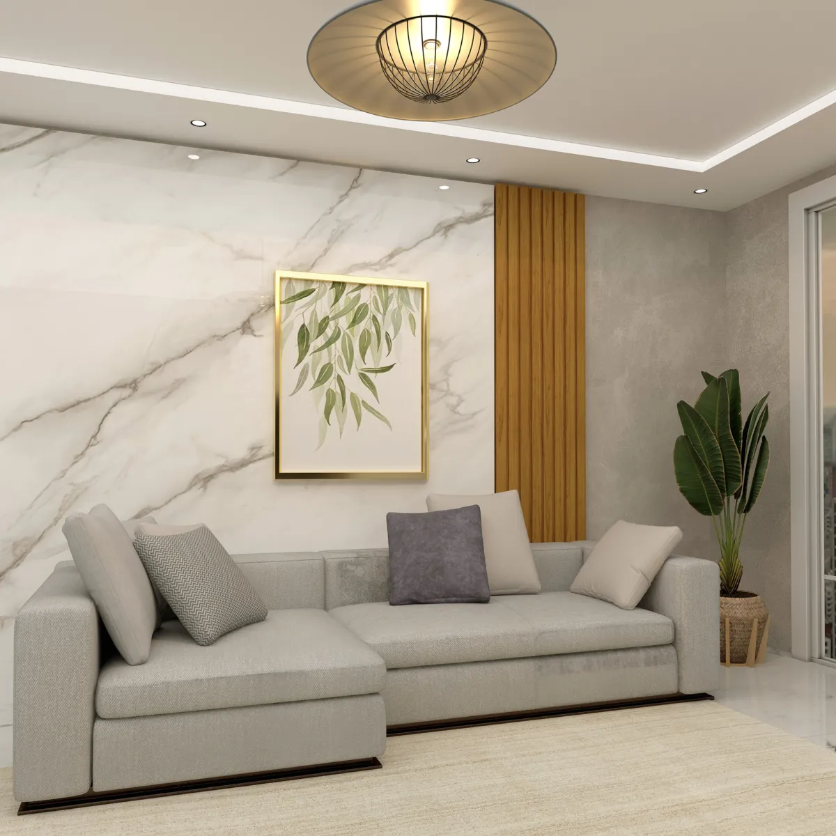 Painel Nobre Ripado 050 Naturale Gelius — Painel 050 - Naturale