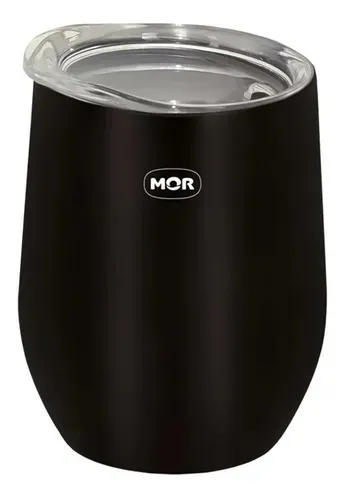 Copo Termico 550ml sem Tampa Preto Metalurgica Mor — Copo Térmico 380ml - Preto
