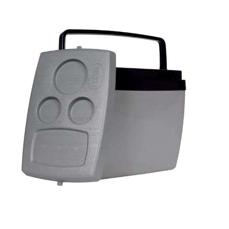 Caixa Termica 26L Vermelho Metalurgica Mor — Caixa Térmica 26L - Cinza/Preto