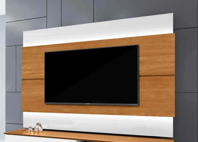 Painel Wall Limit 218 Branco Nature Tebarrot — Branco / Nature