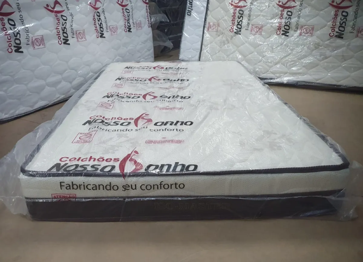 Colchao Casal Iso Master Passione D28 138x188x19 Nosso Sonho — Colchão Solteiro Iso Master 88x188x19 Marrom