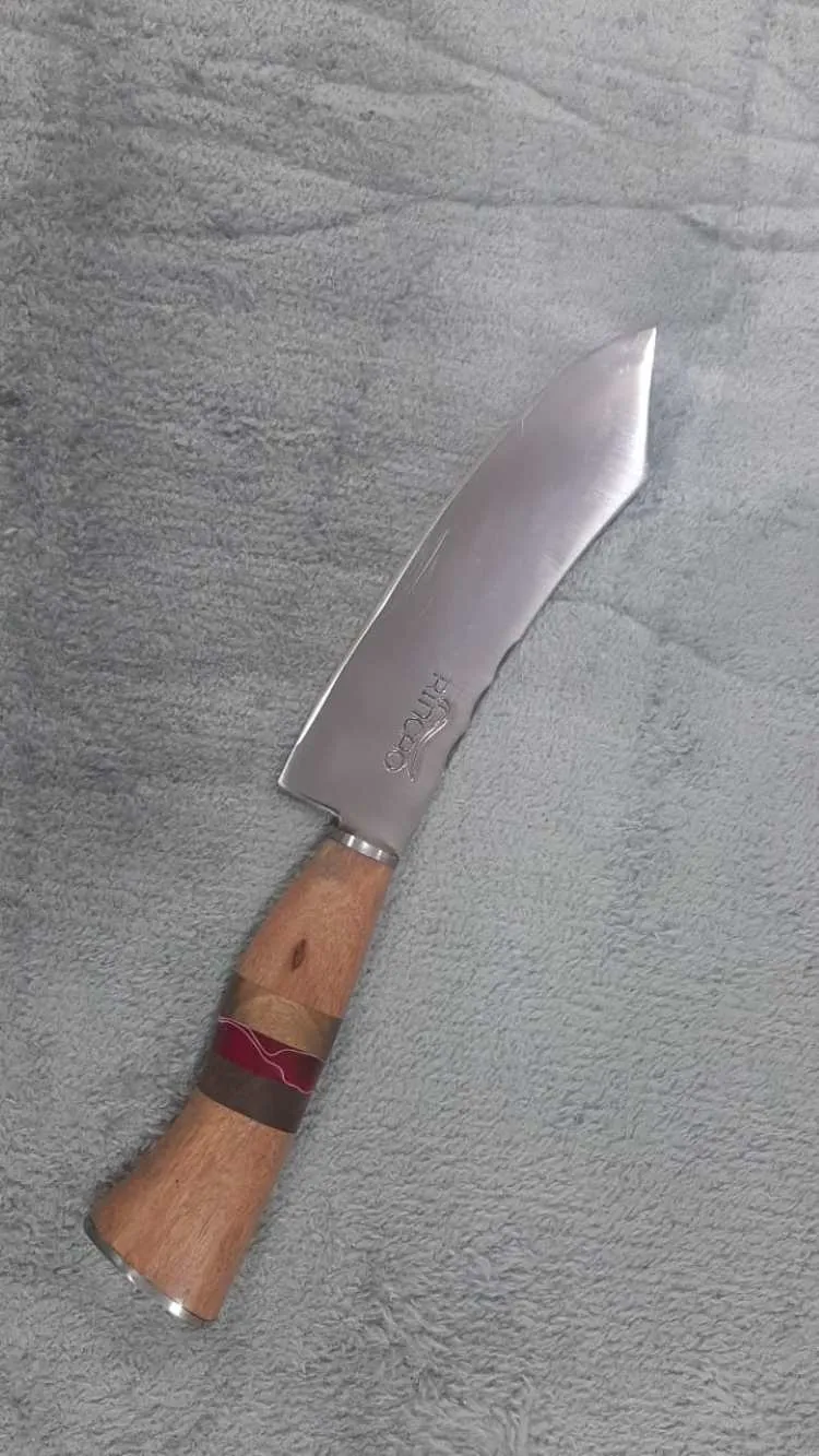 Faca do Chef Inox 420 C Cabo Misto Dt Rosa Cutelaria Rincao — FR 07 Cabi Misto Dt Rosa