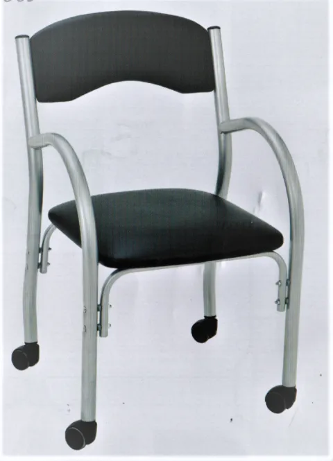Cadeira Aprox Daniela 7000.0012 Est Preto.Cinza Fil Tub