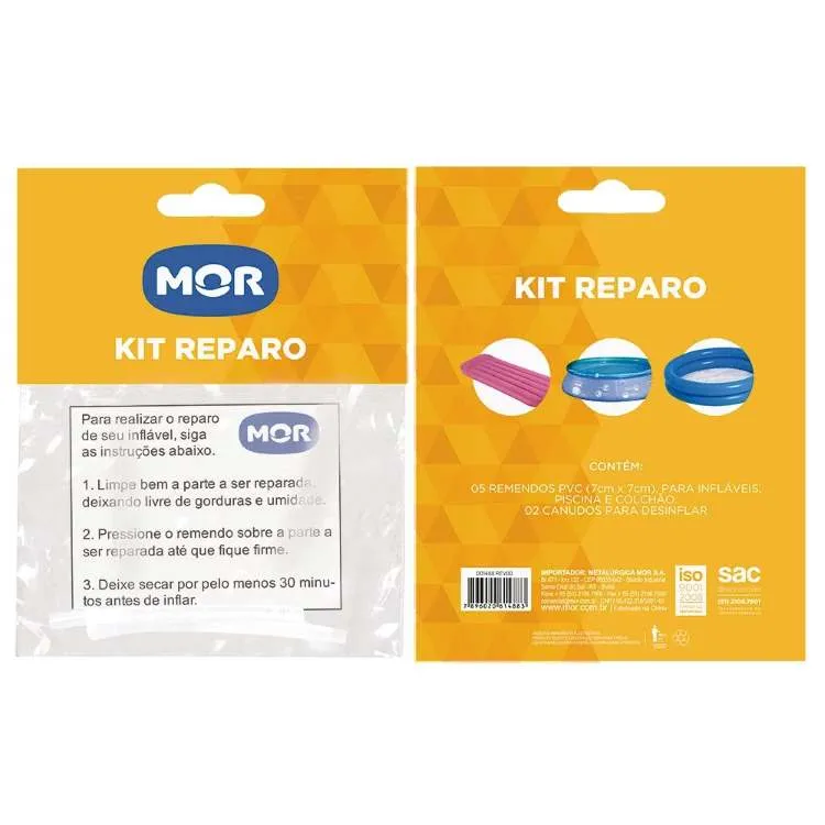 Kit Reparo para Piscinas Mor — Kit Reparao p/ Piscinas