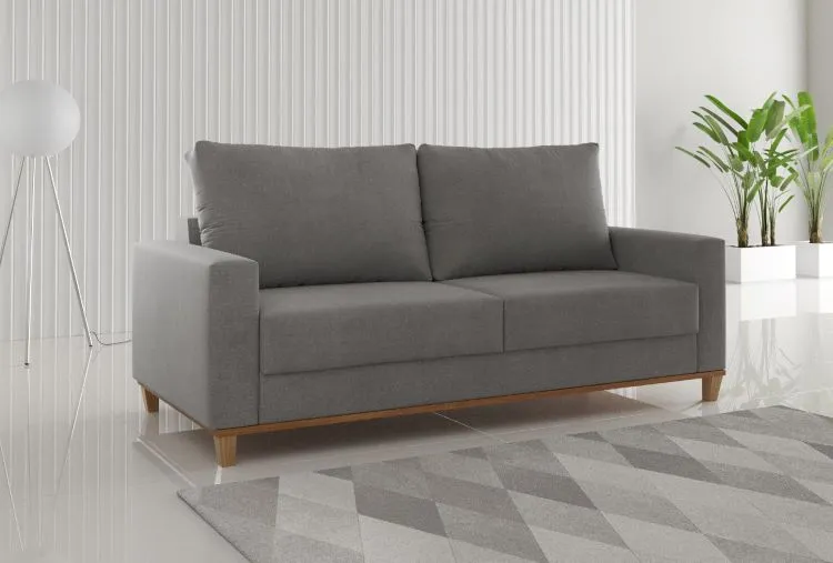 Estofado Living Miami 180 3 Lgs Viero — Linho Inox
