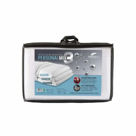 Travesseiro Regulavel Personal Mix 3 40x60 Fibrasca