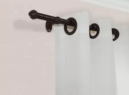 Kit Varao Pratiko Pro 28mm x 3,00m com 3 Suportes Bella Arte — Imbuia