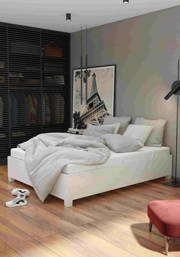 Cama Casal Clara Branco.Branco Carioca — Branco-Branco