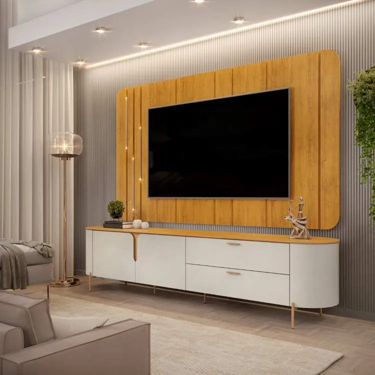Bancada com Painel Celine Bali.Cedro DJ Moveis — Bali/Cedro