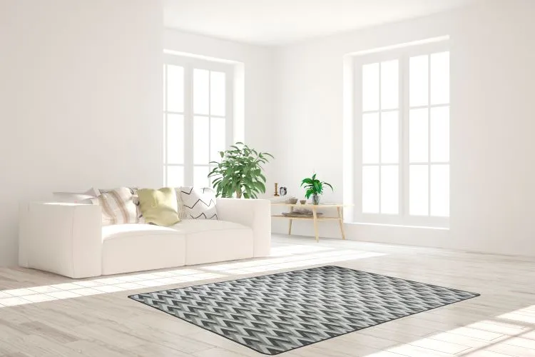 Tapete Alegra 1,00 x 1,50 Estampa Berlim PrataTexrtil — Tapete Alegra 100x150 - Estampa Munique