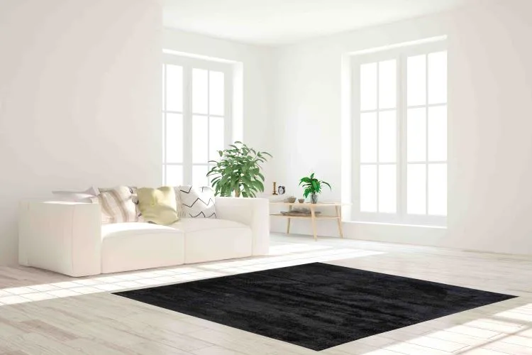 Tapete Apolo 1,50 x 2,00 Estampa Capuccino PrataTextil — Tapete Apolo 150x200 - Estampa Preto