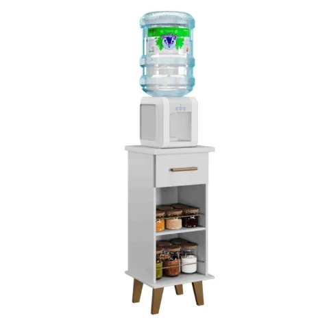 Balcao Arte Star 36 1G2N Branco Arte Moveis