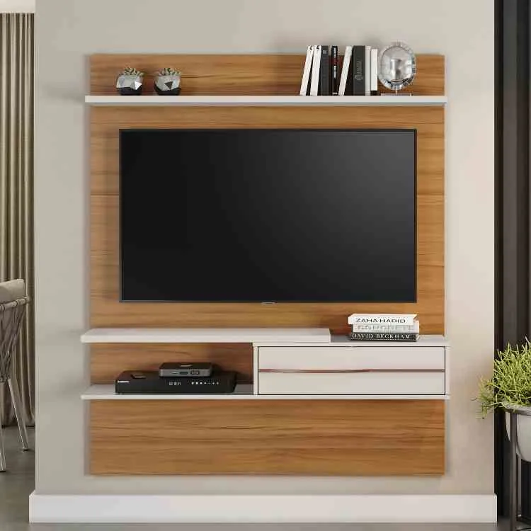 Painel NT 1155 135 1P Freijo Trend/Off White Tx/Freijo Trend/Off White Tx Notavel — Off White/freijó Trend
