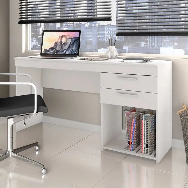 Mesa Office 2G1N Notavel — Branco New