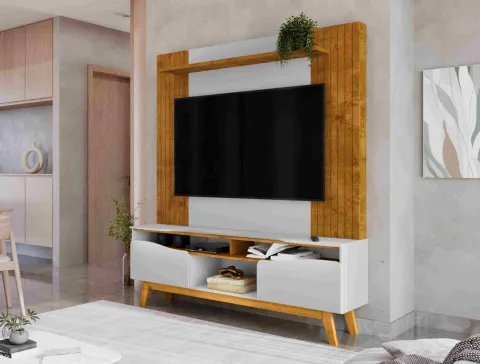 Home Atalaia 180 2P3N1P Naturale.Off White Bechara Moveis