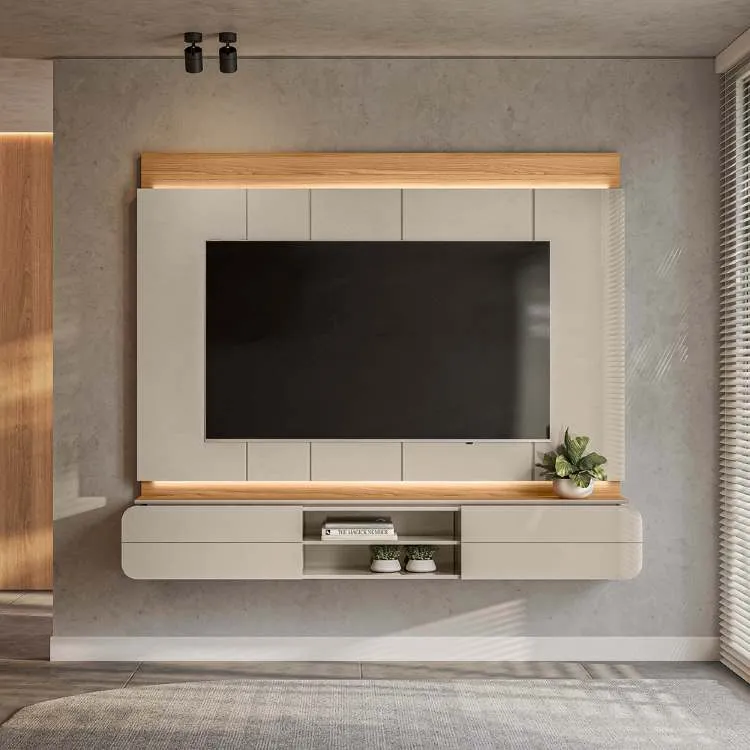 Painel Home Zurique 200 Tauari.Off White Linea Brasil — Tauari/Off White