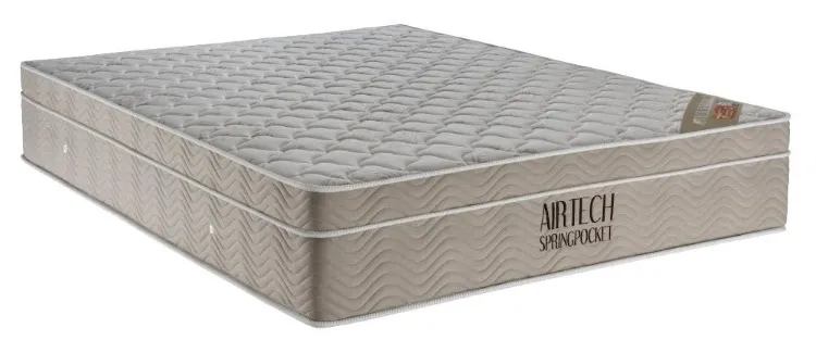 Colchao King AirTech Spring Pocket 193x203x25 Ortobom — Colchão King Spring Pocket 193x203x25
