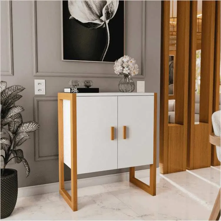 Buffet Diamond 2P Maria Moveis — Branco