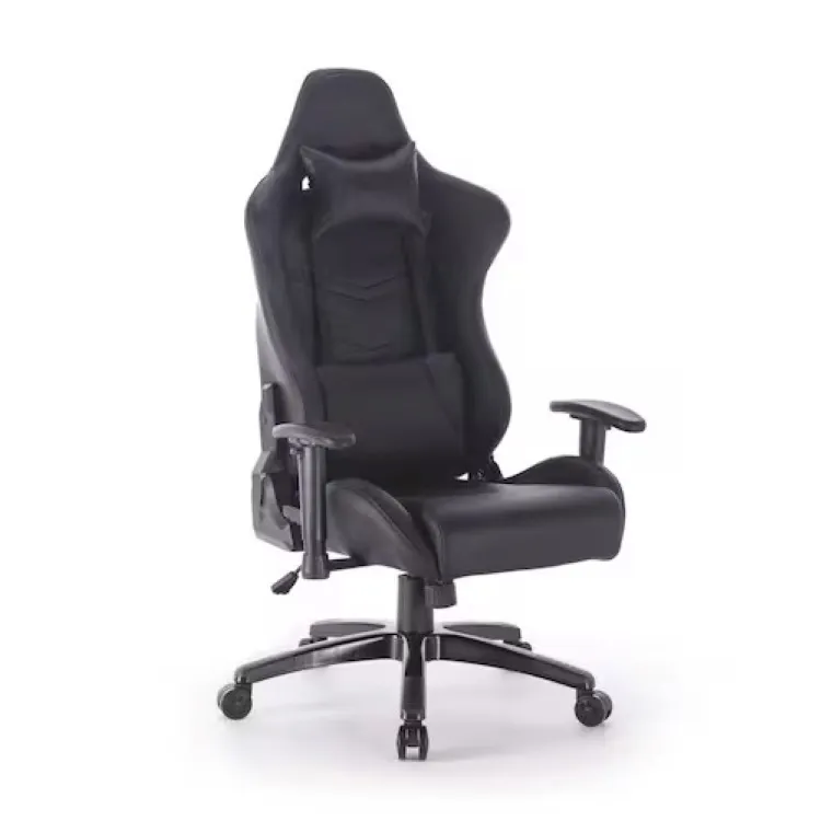 Cadeira Gamer Racer Plus Preta Bulk — Preto