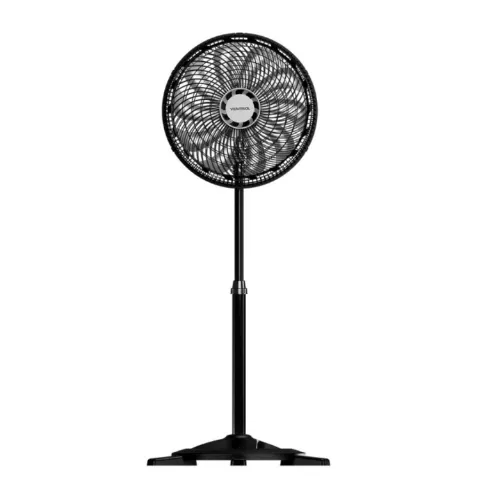 Ventilador Oscilaante de Coluna Turbo 10 Pas 50cm 150W Preto.Prata Ventisol