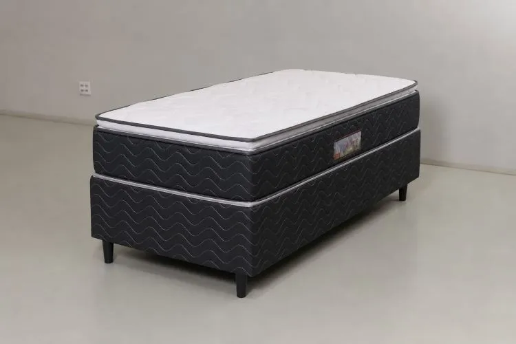 Colchobox Solteiro Prestige Molas Ensacadas com Extra Pillow Top 88x188x47 EcoTec — Colchobox Solteiuro Prestige c/ Pillow