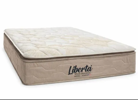 Colchao Casal Liberta Molas Enscadas com Pillow 138x188x32 InovaFlex