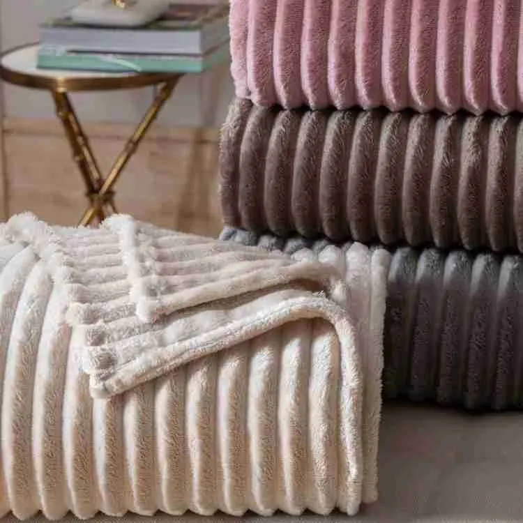 Cobertor King London 240x260 Corttex — Cores Sortidas: Bege/Cinza/Rose/Taupe