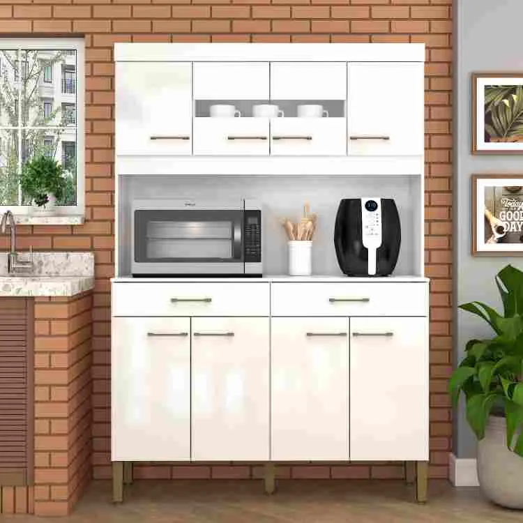 Kit Cozinha Laura 8P2G Fellicci — Branco