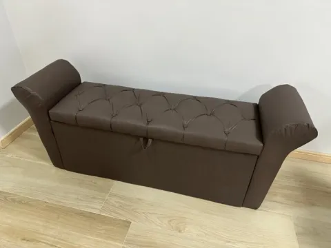Recamier Casal Dacar 138 Corino Marrom SR Cabeceoras