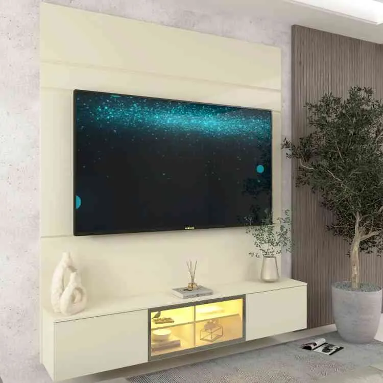 Home Luminare Reflecta 153 com LED Off White/Off White 3V Gelius — Off White/Naturale