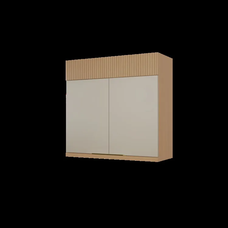 Paneleiro Torre Angular Realeza Premium 65 1P1G Cavalho/Greice 2V Nesher — Arm Aéreo 2P - Carvalho Premnium