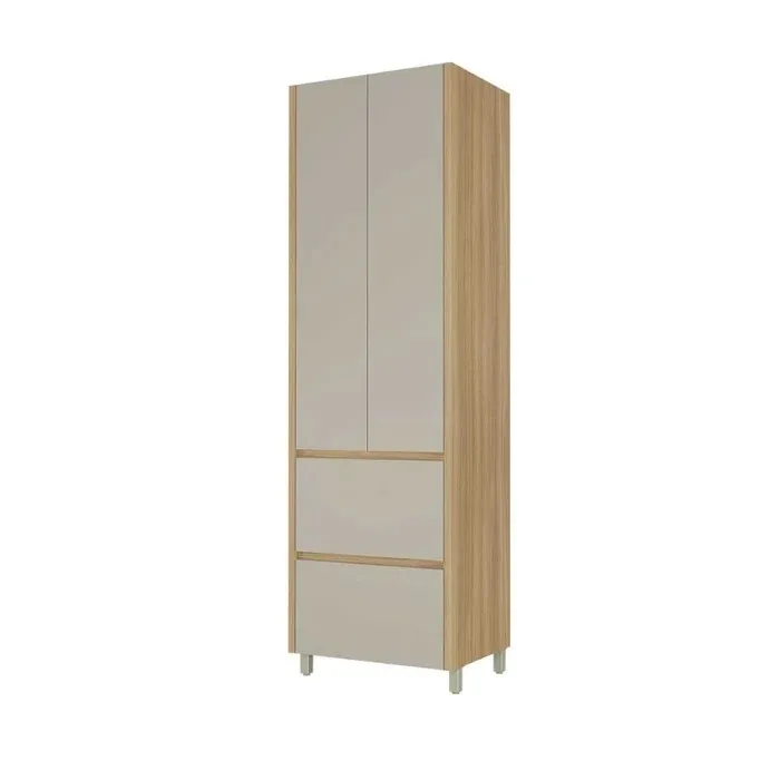Paneleiro Rainha 70 2P2G Nature/Greice 2V Nesher — Paneleiro Rainha 2P2G - Nature/Greige