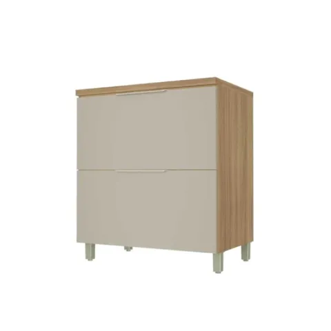 Balcao Marquesa 80 1P1G Nature/Greige 1V Nesher