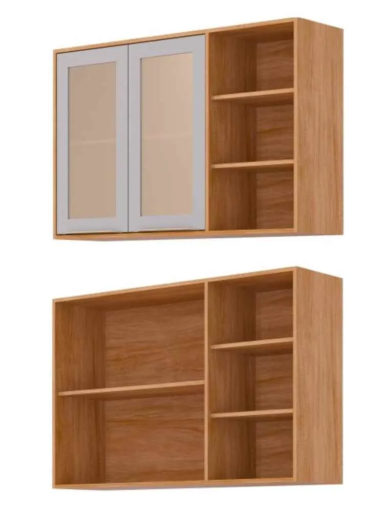 Aereo Brilhante 120 2P Reflecta MGM Moveis — Cinamomo/Off White
