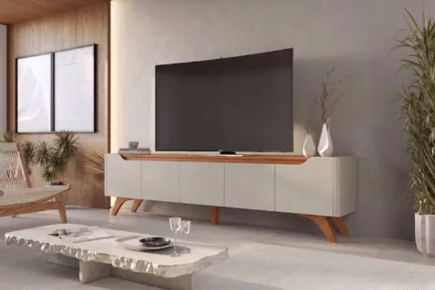 Rack Atenas 180 4P Mavaular Moveis