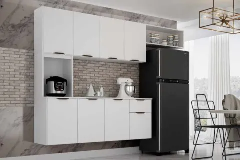 Cozinha Suspensa Nara 8P1G2N CHF Moveis