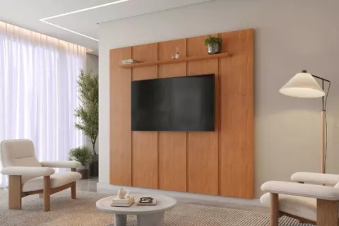 Painel Dominus 232x250 Naturale Mavaular Moveis