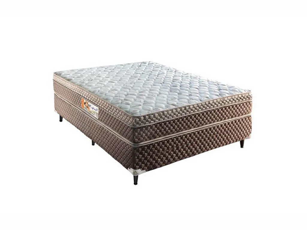 Colchobox Solteiro RondoComfort Light 88x48 Rondomoveis — RondoComfort Solteiro - Marrom/Bege