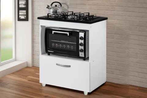Balcao Salvia para CookTop 4 Bocas Kaiki