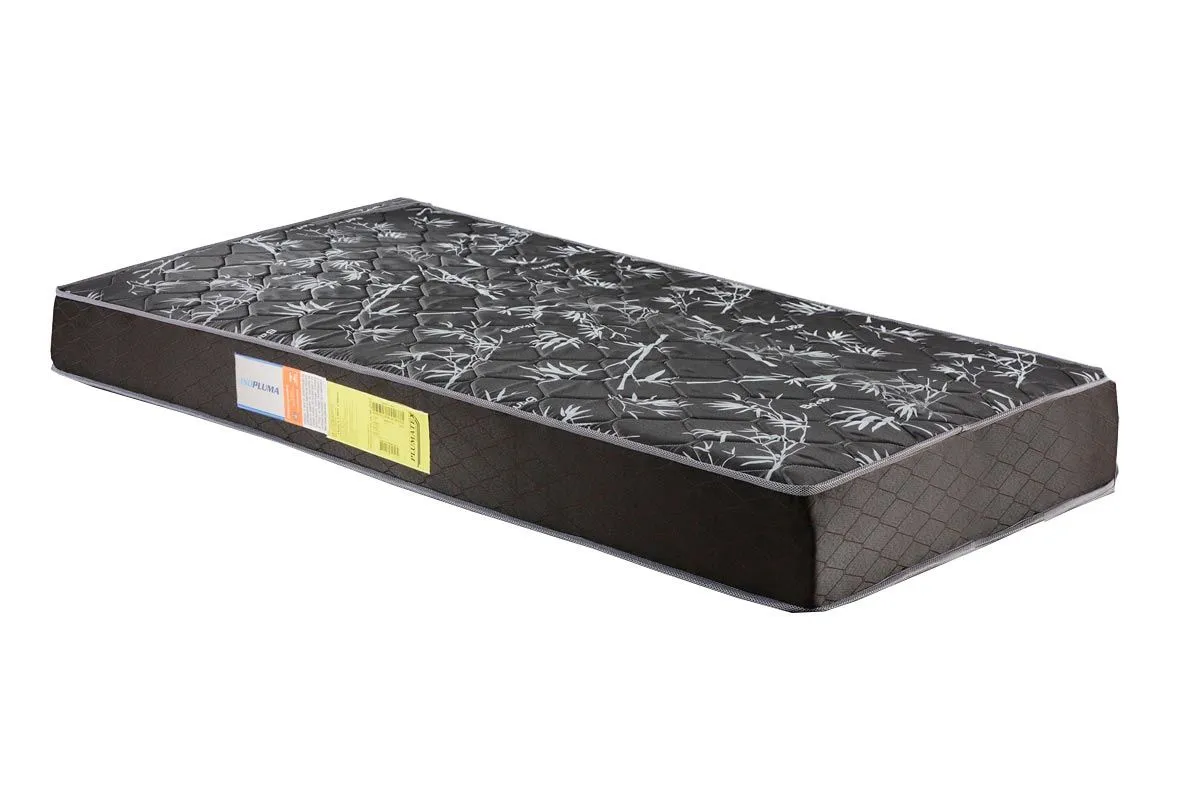 Colchao Solteiro Isopluma D28 88x188x18 Preto Plumatex — Solteiro Preto 18